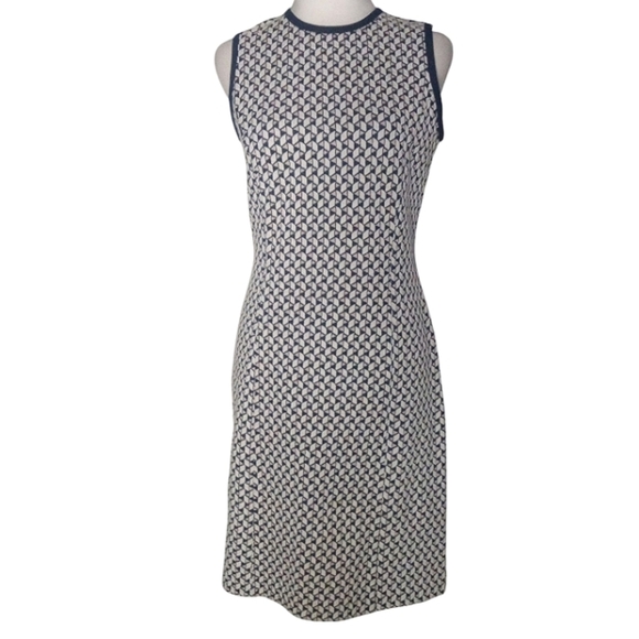 J. McLaughlin Sleeveless Geometric Print Knit Sheath Dress Size XS Career - Picture 1 of 7